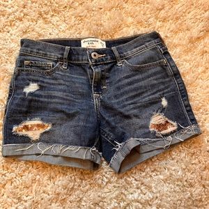 Abercrombie kids Jean shorts